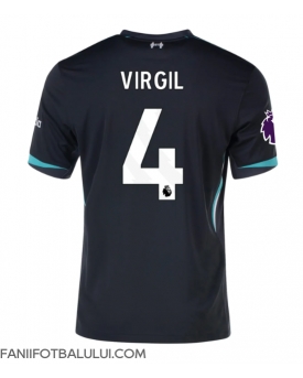 Liverpool Virgil van Dijk #4 Tricou Fotbal Replică 2024-25 Barbati Deplasare